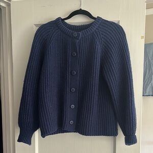 Navy Blue Women's Cardigan